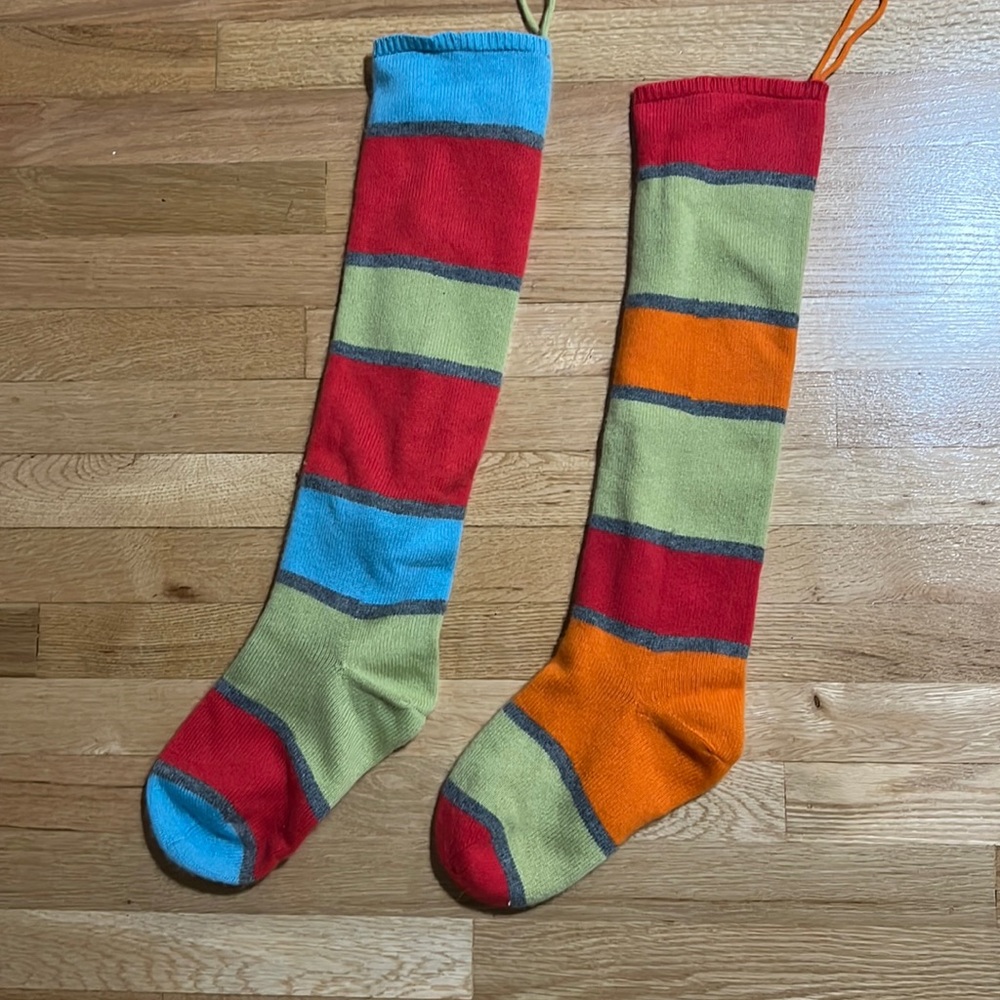 Garnet Hill Cashmere Christmas stockings